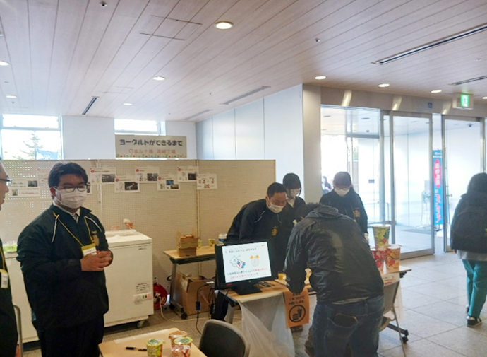 地域の食育イベントへの参加風景