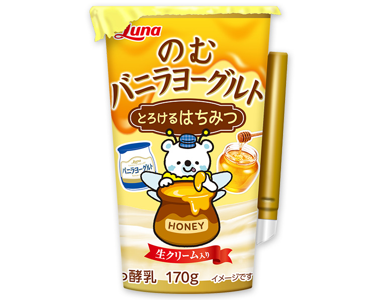 のむバニラヨーグルト とろける はちみつ